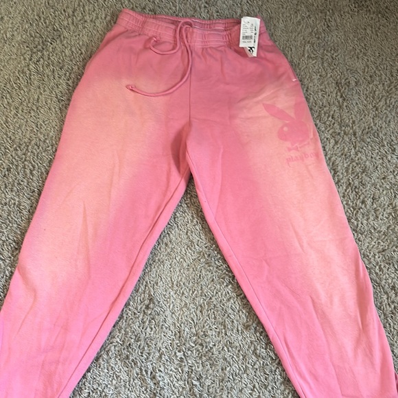 PLAYBOY Pants - Playboy Ombre Pink Joggers